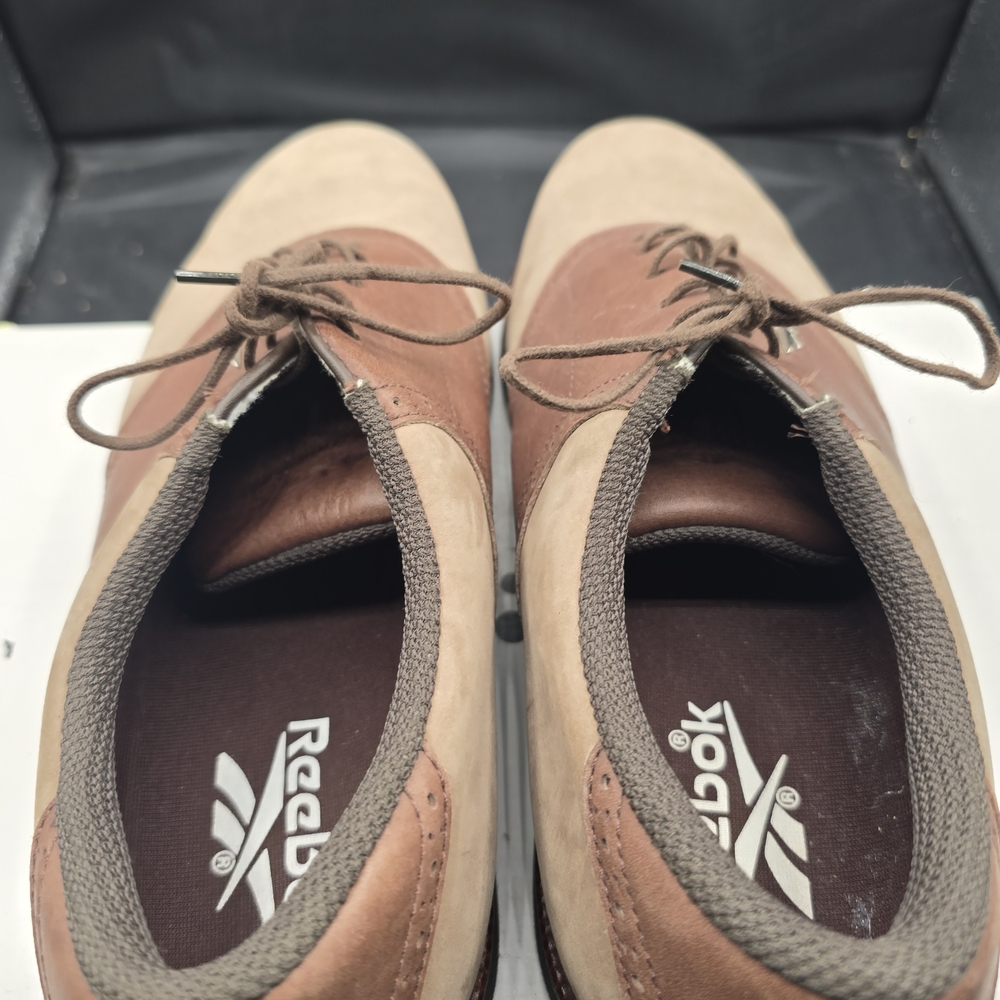 Reebok Men's Two-Tone Oxfords in Brown and Cream